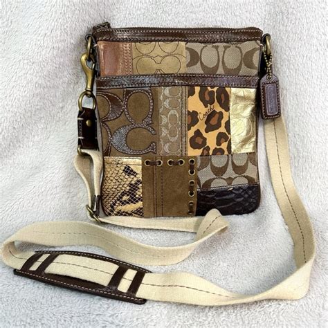 coach patchwork crossbody purse